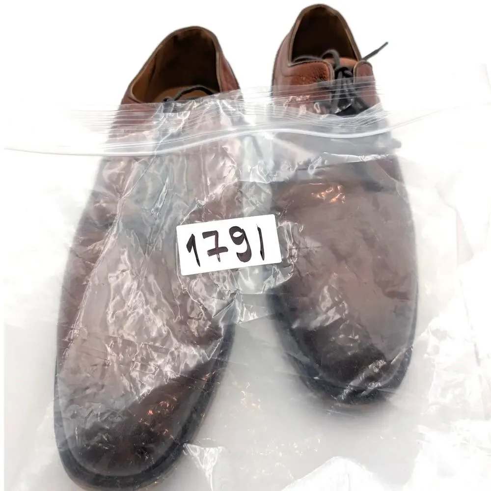 Nordstrom Rack Sam Plain Toe Derby Shoes Men's Brown Size US11.5M EU44.5